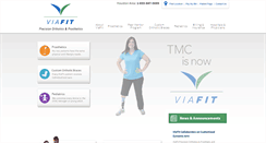 Desktop Screenshot of myviafit.com